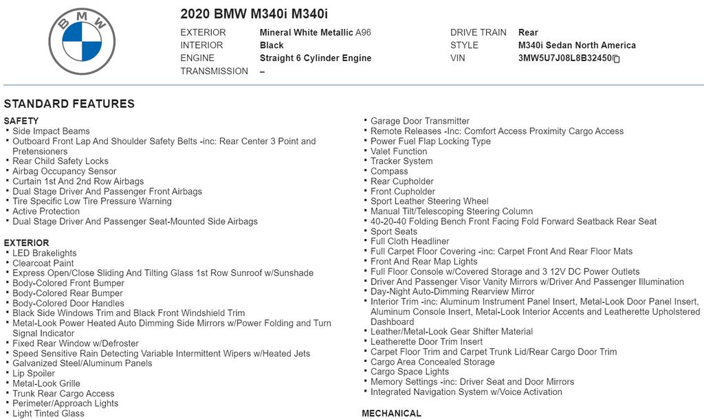 2020 BMW 3 Series M340i 21