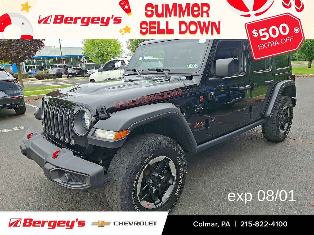 Black Clearcoat 2021 Jeep Wrangler SUV / Crossover Four-Wheel Drive 6-Speed Manual