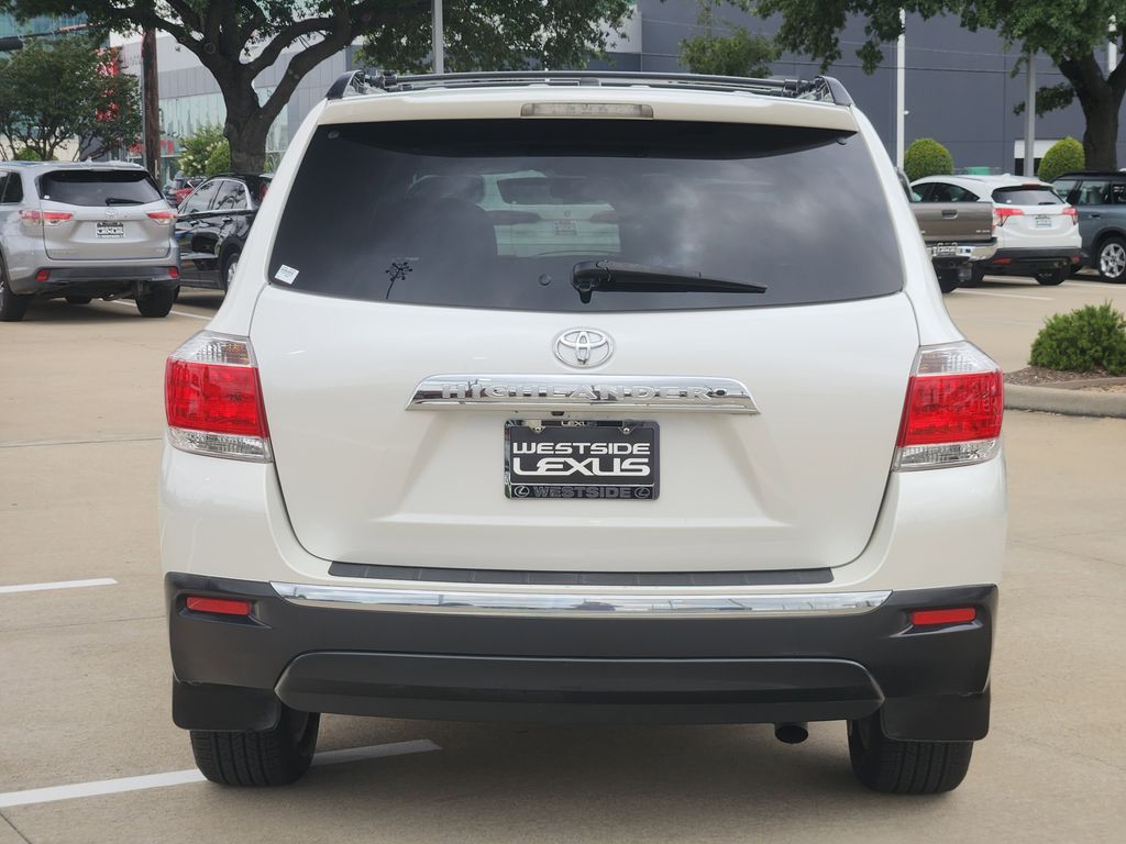 2012 Toyota Highlander Limited White at Emmons Autoplex