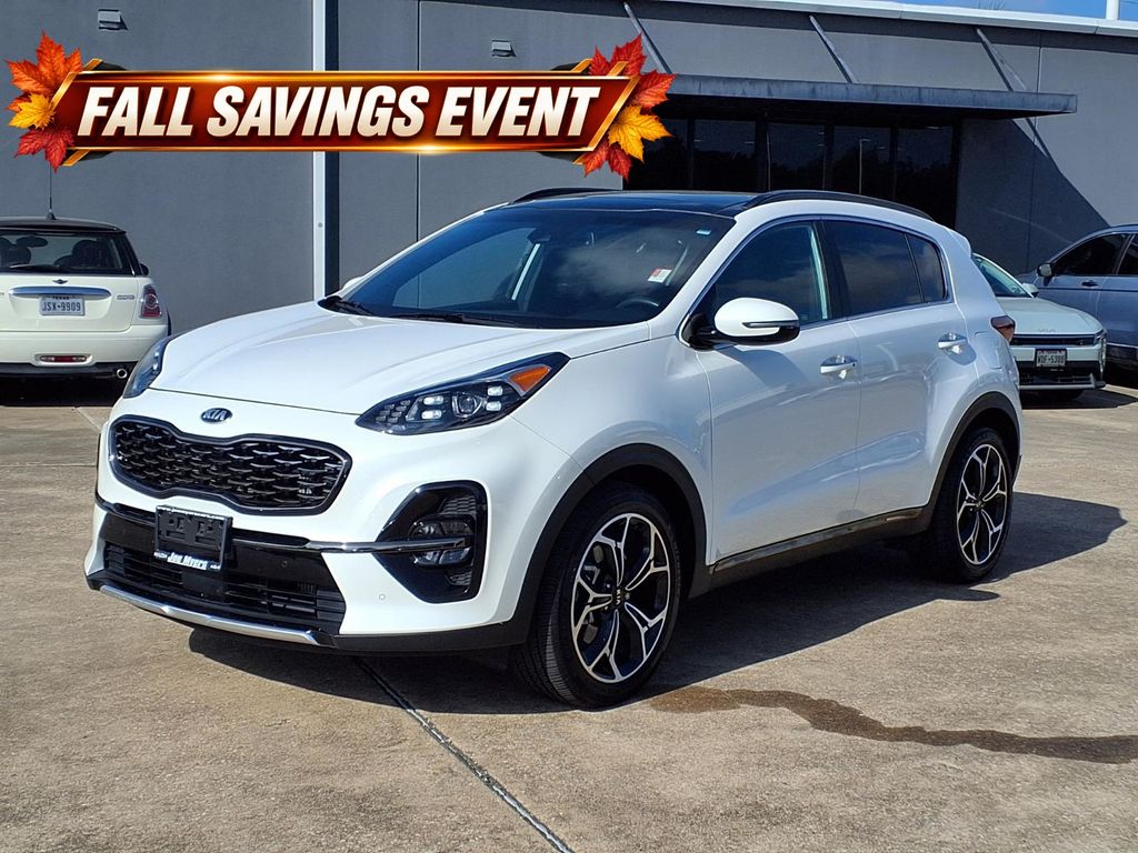 2021 Kia Sportage SX White at DeMontrond Auto Country