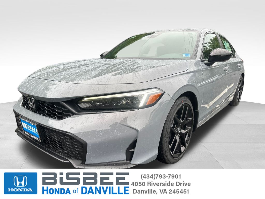 Urban Gray 2026 Honda Civic Hatchback Hatchback Front-Wheel Drive Continuously Variable Transmission