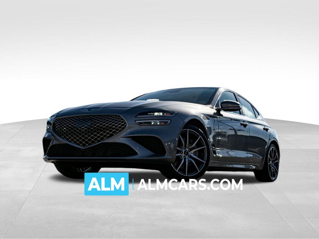 Savile Silver 2025 Genesis G70 Sedan Rear-Wheel Drive 8-Speed Automatic
