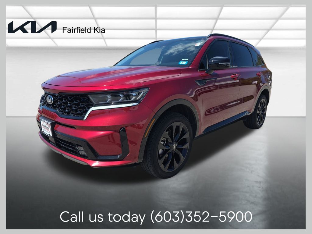 Passion Red Tintcoat 2021 Kia Sorento SX AWD SUV / Crossover All-Wheel Drive 8-Speed Dual Clutch