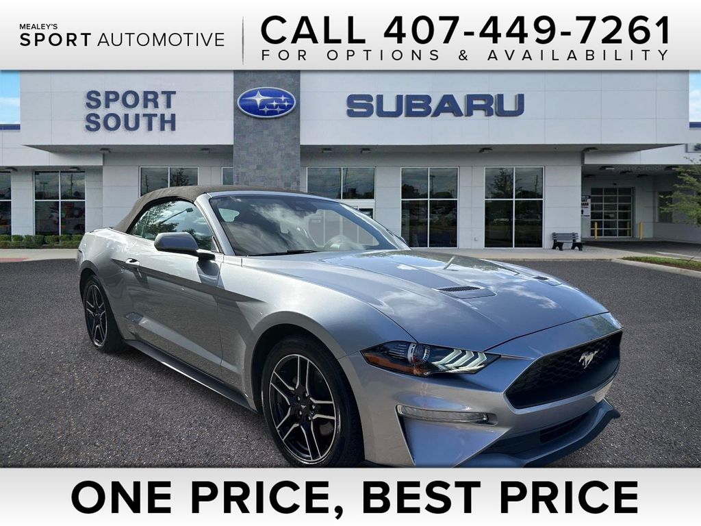 Silver Metallic 2023 Ford Mustang EcoBoost Premium Convertible RWD Convertible Rear-Wheel Drive Automatic