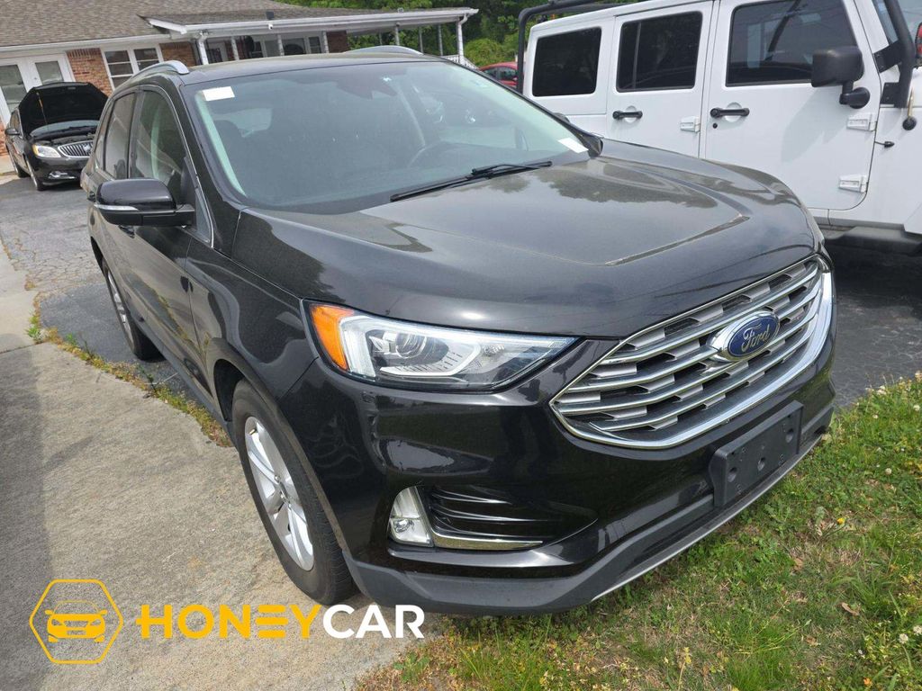 Black 2020 Ford Edge SEL AWD SUV / Crossover All-Wheel Drive 8-Speed Automatic