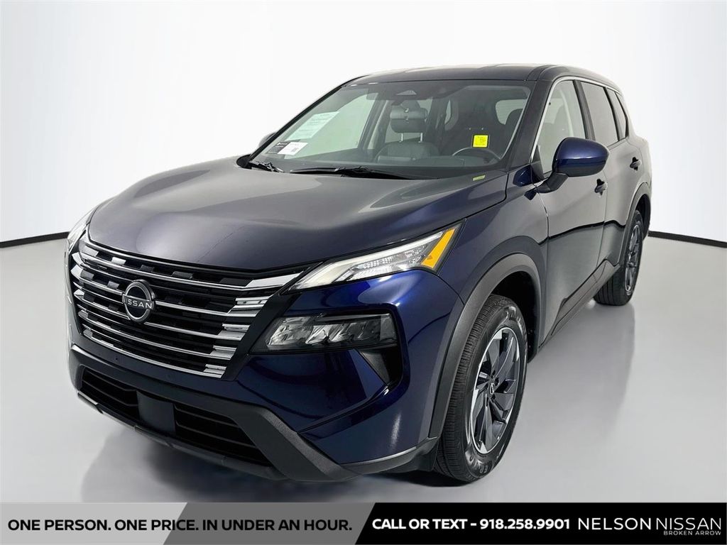 Deep Ocean Blue Pearl 2025 Nissan Rogue SUV / Crossover Front-Wheel Drive Continuously Variable Transmission
