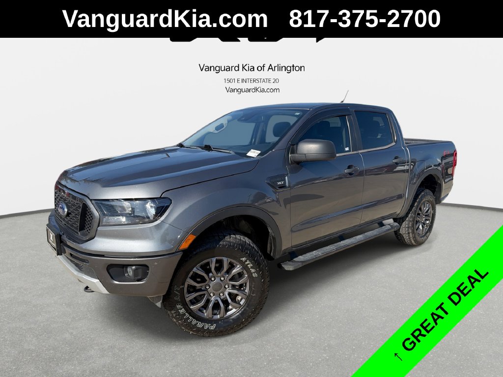 Gray Metallic 2022 Ford Ranger Pickup Truck Four-Wheel Drive Automatic