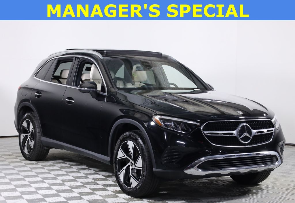 Black 2024 Mercedes-Benz GLC 300 4MATIC SUV / Crossover All-Wheel Drive 9-Speed Automatic