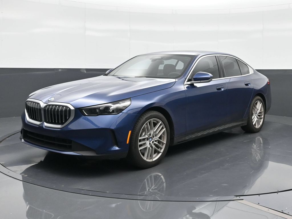 Phytonic Blue Metallic 2024 BMW 5 Series Sedan Rear-Wheel Drive 8-Speed Automatic