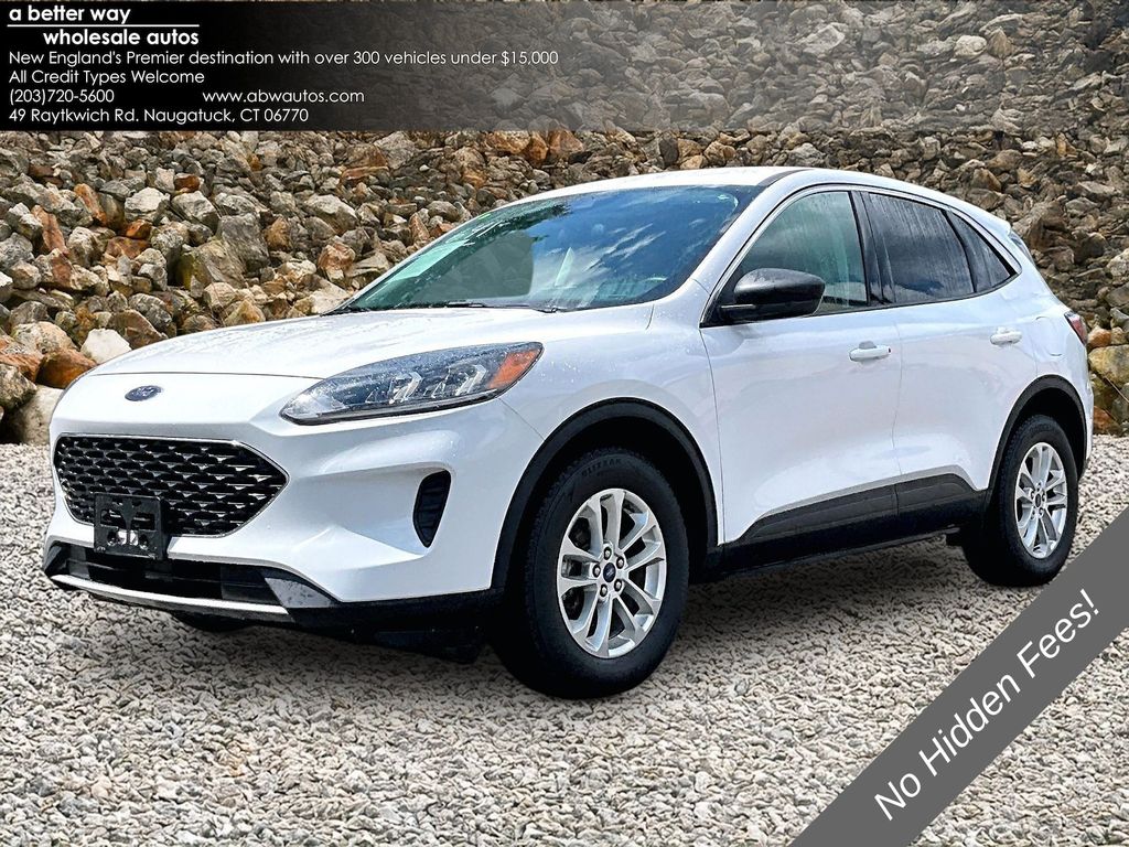 Oxford White 2022 Ford Escape Hybrid SUV / Crossover All-Wheel Drive Continuously Variable Transmission