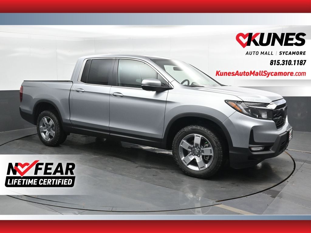 Solar Silver Metallic 2026 Honda Ridgeline Pickup Truck All-Wheel Drive 9-Speed Automatic