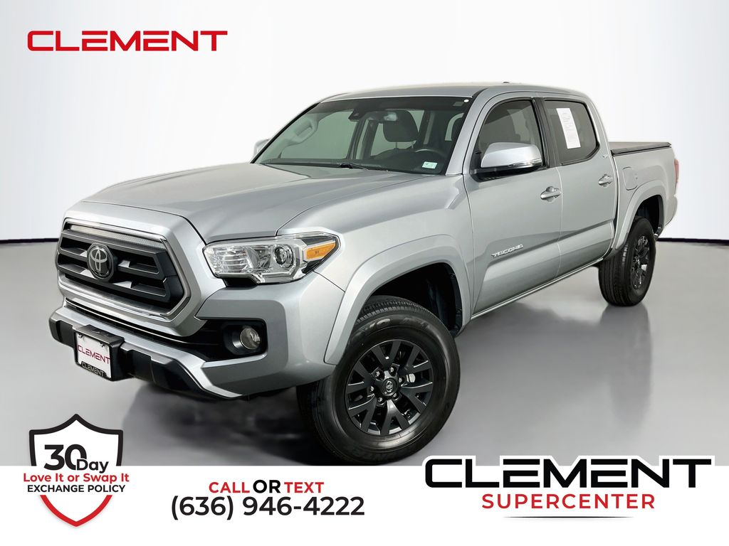 Celestial Silver Metallic 2023 Toyota Tacoma Pickup Truck Four-Wheel Drive 6-Speed Automatic