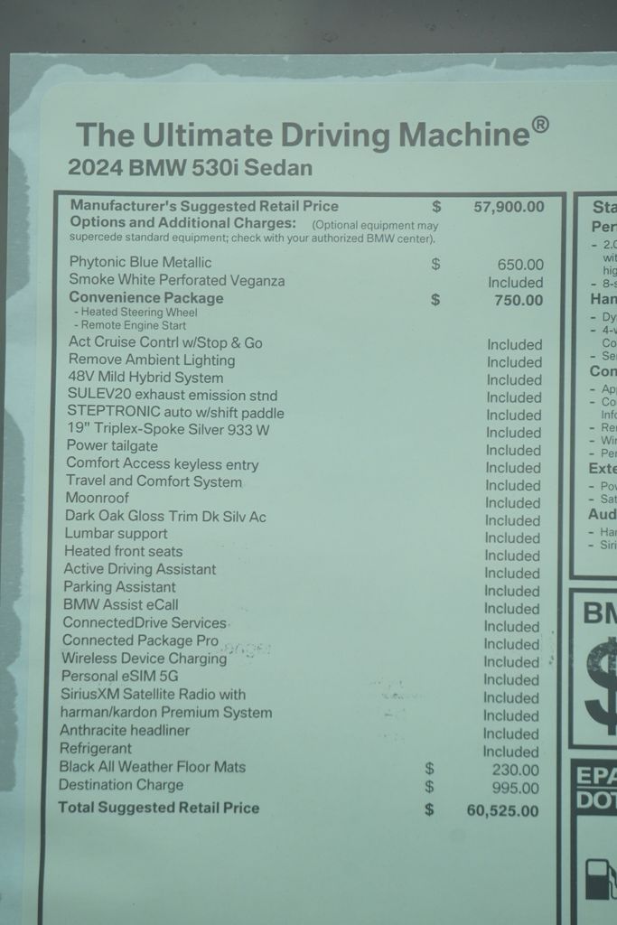 2024 BMW 5 Series 530i 8