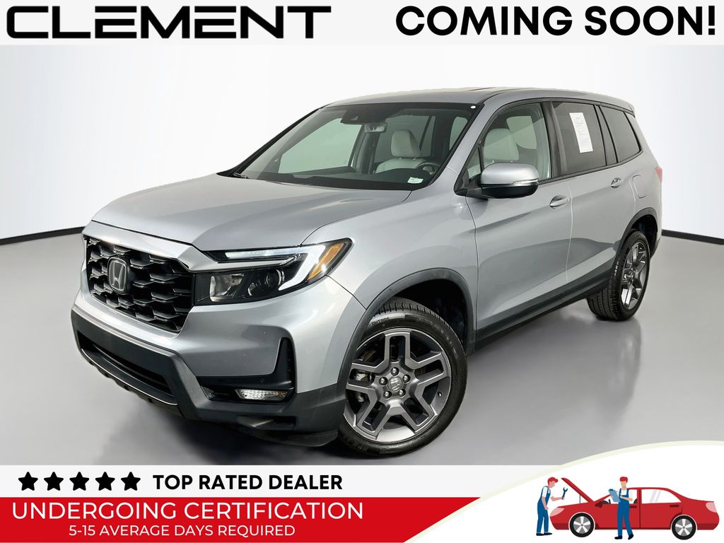 Lunar Silver Metallic 2023 Honda Passport SUV / Crossover All-Wheel Drive 9-Speed Automatic