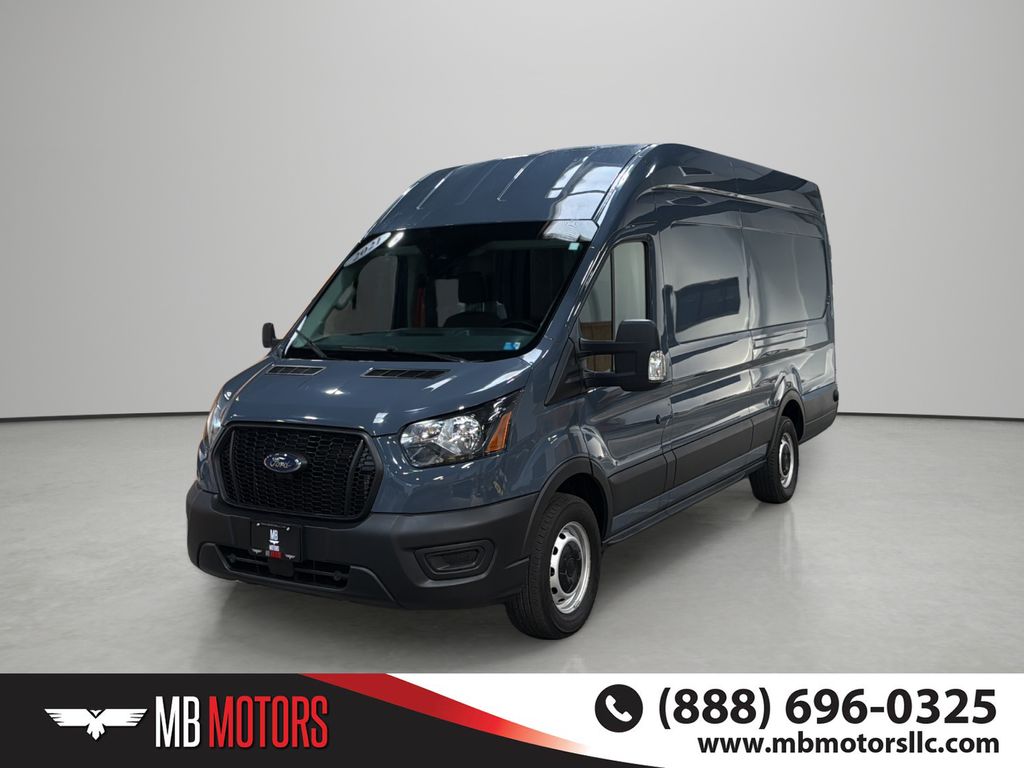 Gray 2021 Ford Transit Cargo Van Rear-Wheel Drive