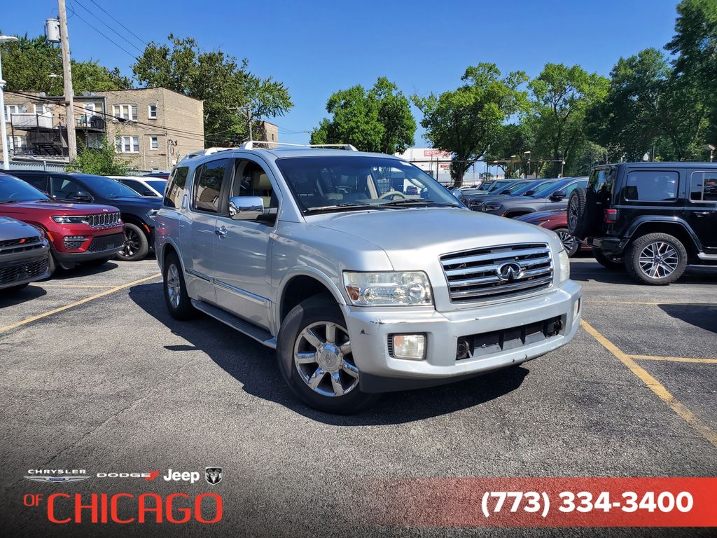 Silver Indulgence 2006 INFINITI QX56 SUV / Crossover Four-Wheel Drive 5-Speed Automatic Overdrive