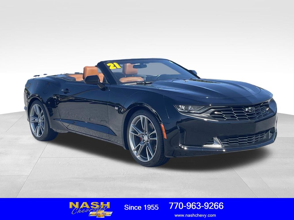 Black 2021 Chevrolet Camaro Convertible Rear-Wheel Drive Automatic