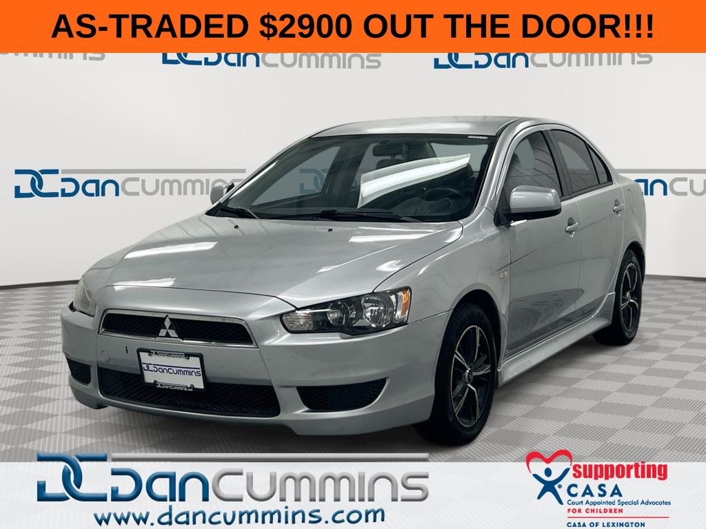 Silver 2013 Mitsubishi Lancer Sedan Front-Wheel Drive Continuously Variable Transmission