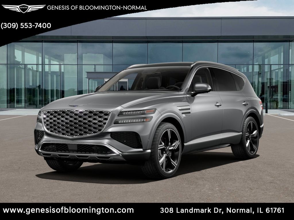 Silver 2025 Genesis GV80 3.5T Advanced AWD SUV / Crossover All-Wheel Drive 8-Speed Automatic