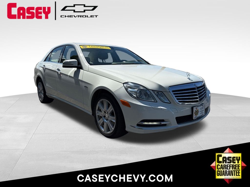 White 2012 Mercedes-Benz E-Class Sedan 7-Speed Automatic