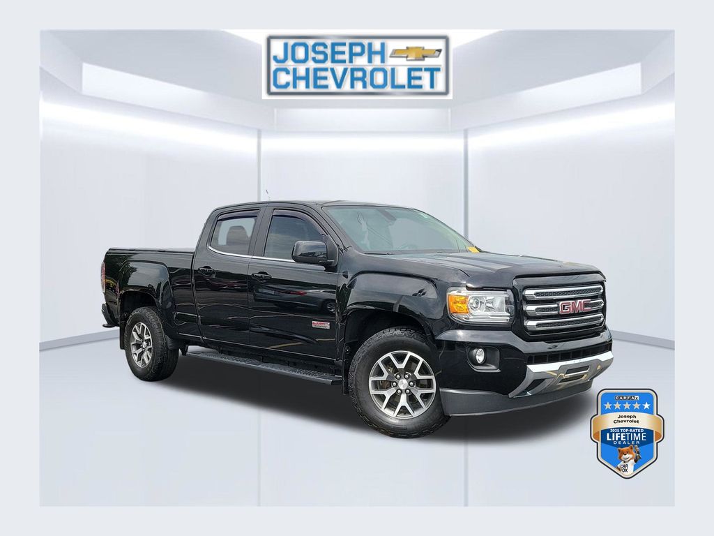 Onyx Black 2016 GMC Canyon Pickup Truck Four-Wheel Drive 6-Speed Automatic