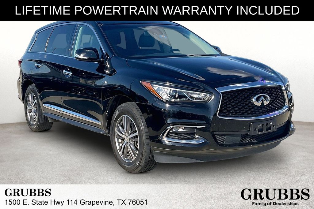Black Obsidian 2019 INFINITI QX60 SUV / Crossover Front-Wheel Drive Continuously Variable Transmission