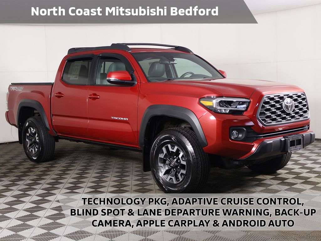 Barcelona Red Metallic 2023 Toyota Tacoma TRD Off Road Double Cab 4WD Pickup Truck Four-Wheel Drive 6-Speed Manual