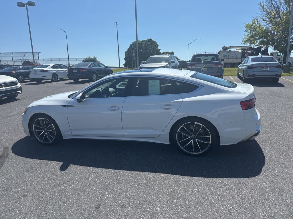 2023 Audi A5 Sportback 45 S line Premium Plus White at Audi Porsche Sewickley