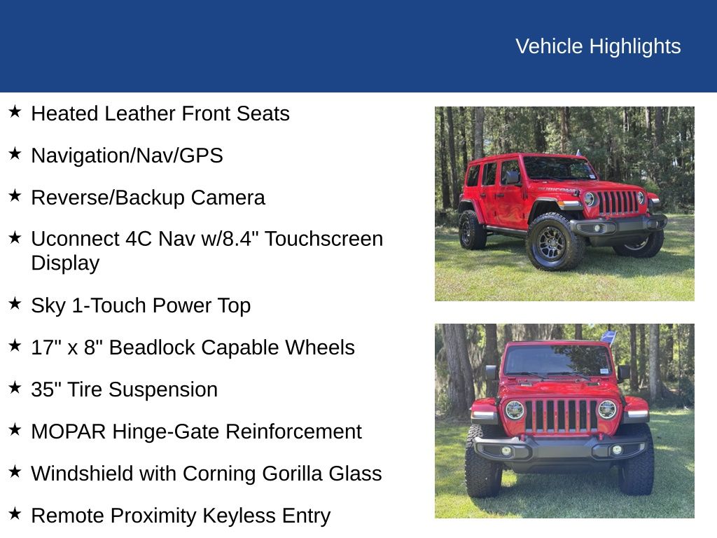 2021 Jeep Wrangler Unlimited Rubicon 4X4