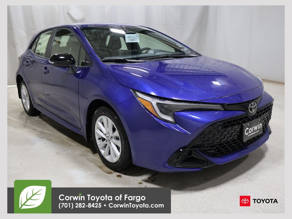 Blue Crush Metallic 2026 Toyota Corolla Hatchback Hatchback Front-Wheel Drive Continuously Variable Transmission
