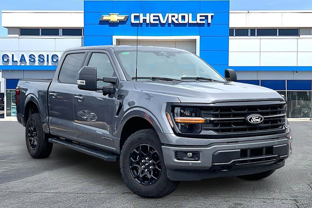 Gray Metallic 2025 Ford F-150 Pickup Truck Four-Wheel Drive Automatic