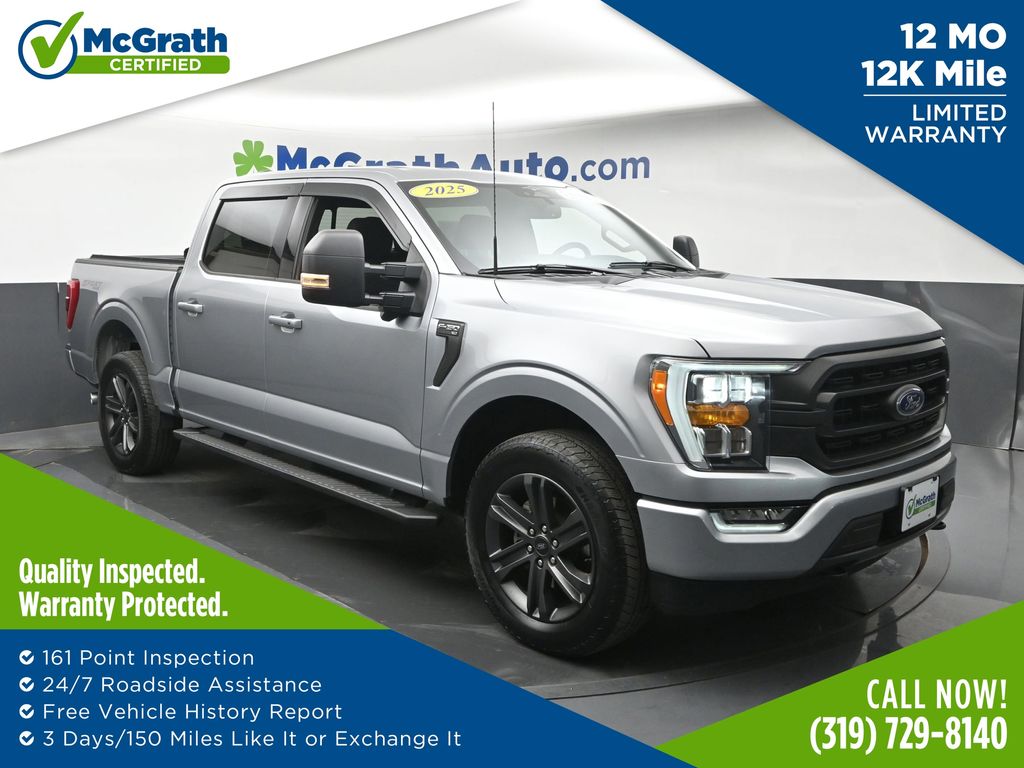 Silver Metallic 2023 Ford F-150 Pickup Truck Four-Wheel Drive Automatic