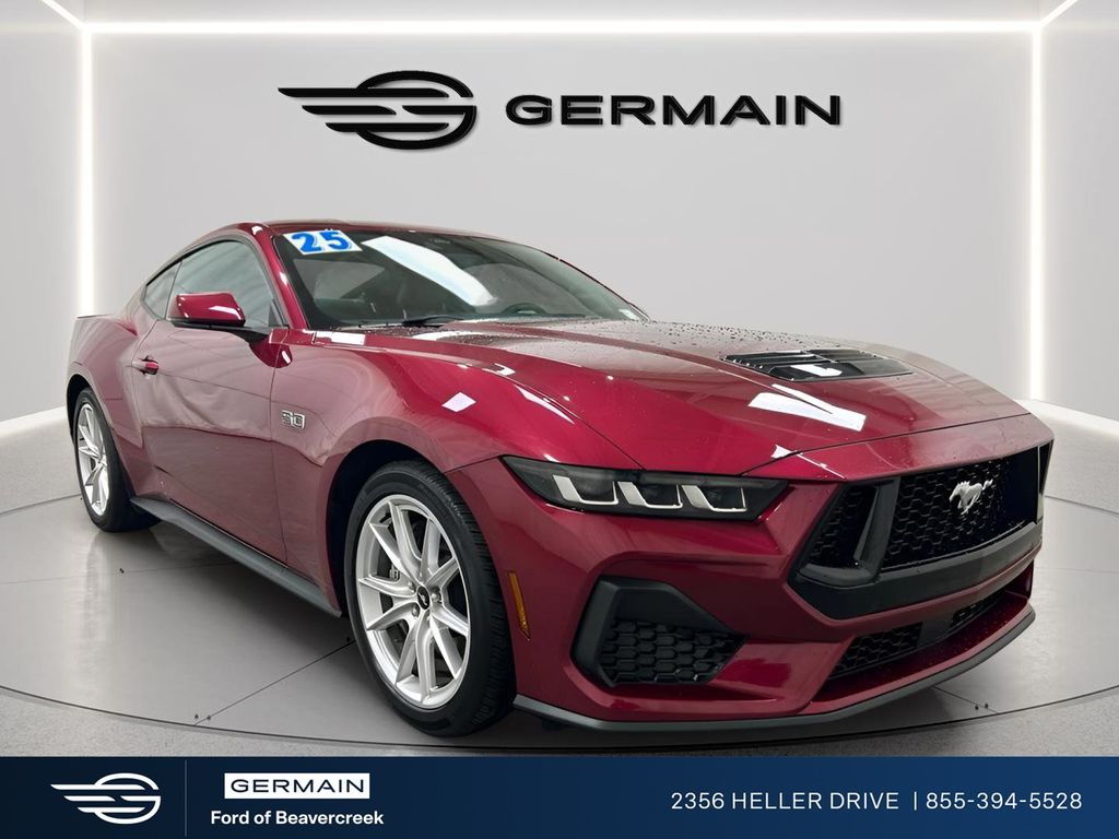 Pink (Magenta) 2025 Ford Mustang GT Premium Fastback RWD Coupe Rear-Wheel Drive 6-Speed Manual