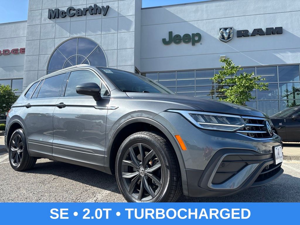 Platinum Gray Metallic 2024 Volkswagen Tiguan SUV / Crossover All-Wheel Drive 8-Speed Automatic