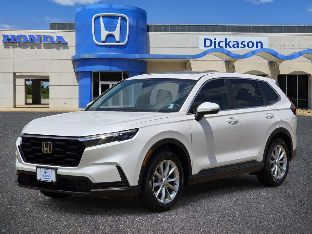 Gray (Platinum) 2024 Honda CR-V EX-L FWD SUV / Crossover Front-Wheel Drive Continuously Variable Transmission