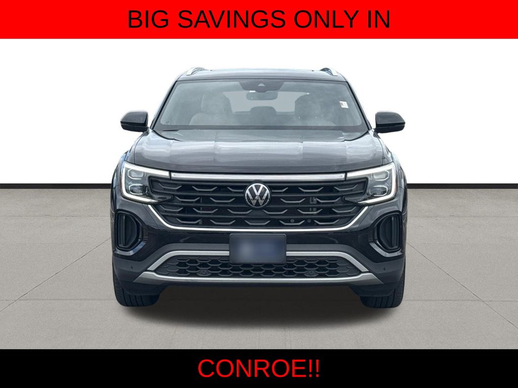 2024 Volkswagen Atlas Cross Sport 2.0T SE w/Technology Black at DeMontrond Gulf Freeway