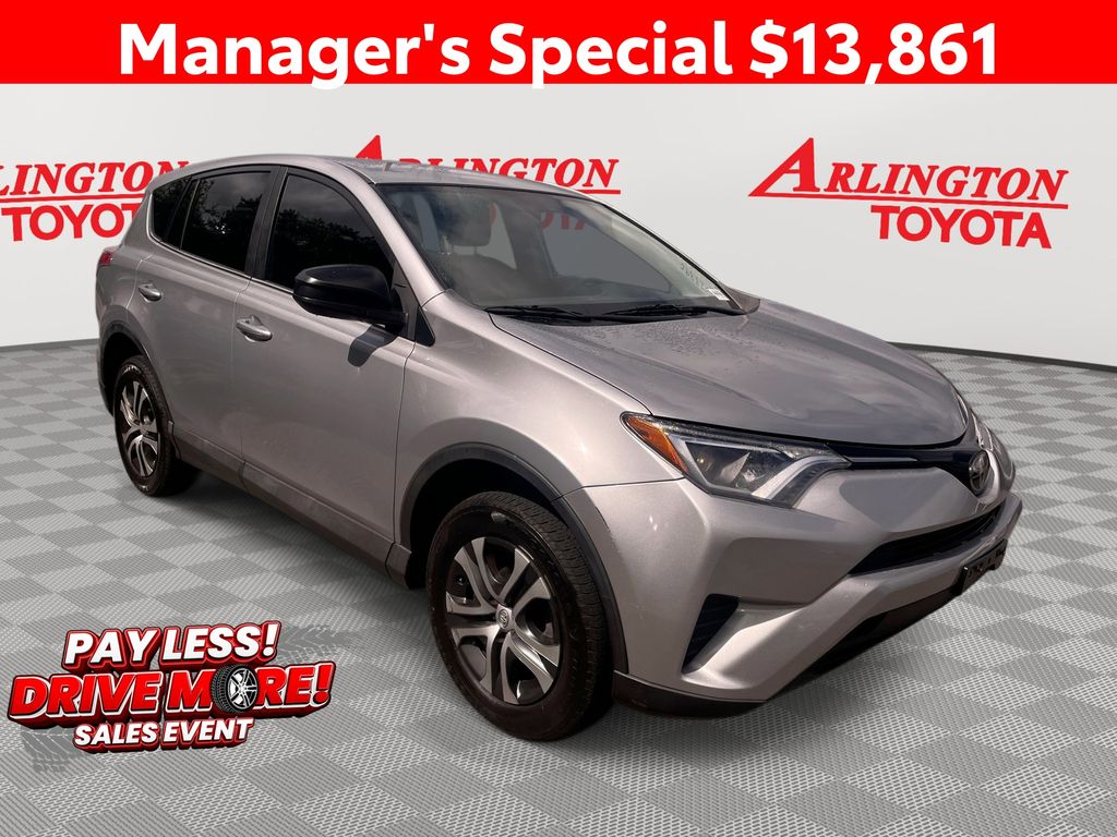 Silver Sky Metallic 2018 Toyota RAV4 SUV / Crossover All-Wheel Drive 6-Speed Automatic