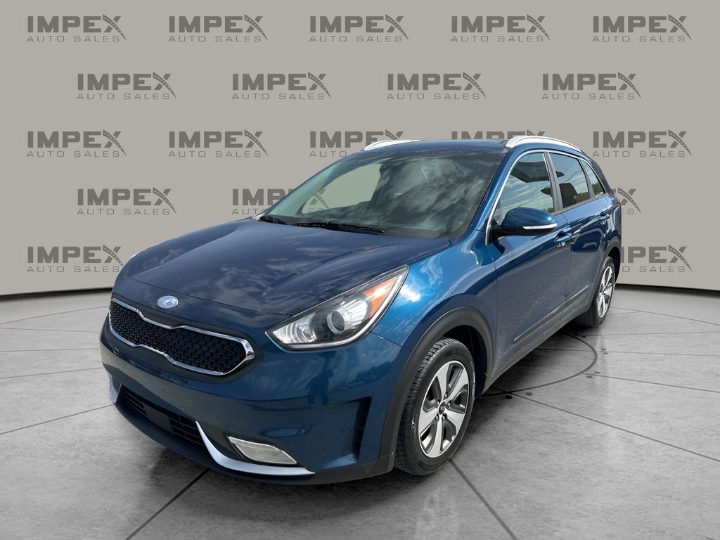Deep Cerulean 2018 Kia Niro EX FWD SUV / Crossover Front-Wheel Drive 6-Speed Dual Clutch