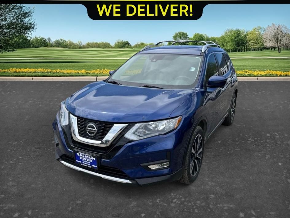 Caspian Blue Metallic 2020 Nissan Rogue SL AWD SUV / Crossover All-Wheel Drive Continuously Variable Transmission