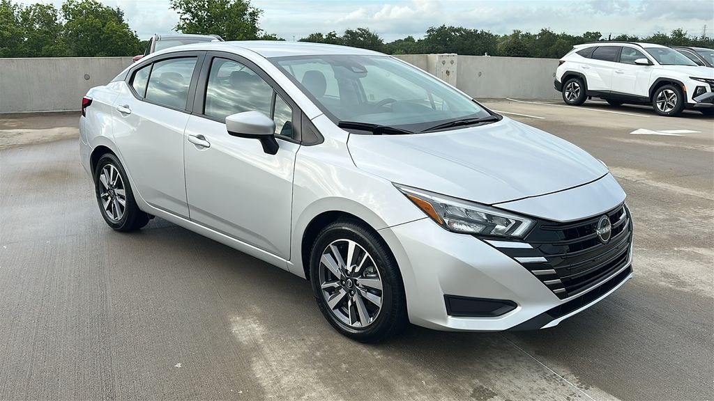 2025 Nissan Versa 1.6 SV Silver at South Houston Nissan