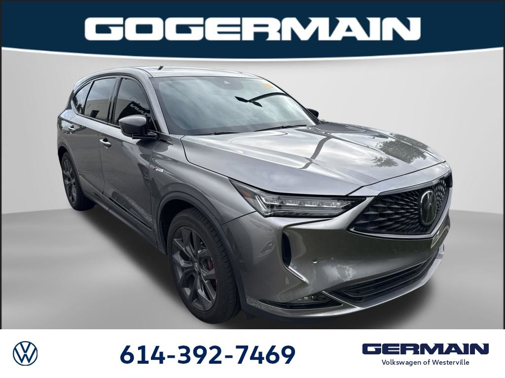 Gray 2022 Acura MDX SUV / Crossover All-Wheel Drive Automatic