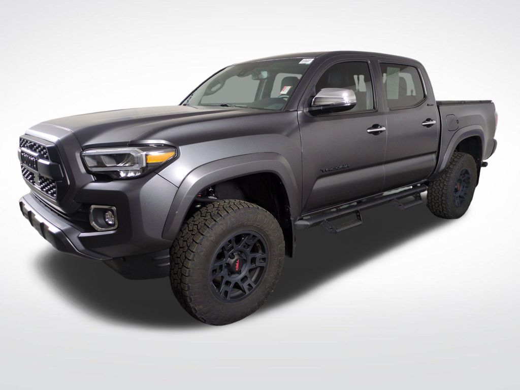 Gray 2023 Toyota Tacoma Limited Double Cab 4WD Pickup Truck Four-Wheel Drive 6-Speed Automatic