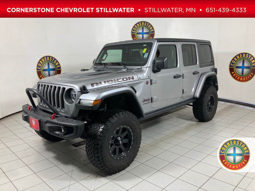 Billet Silver Metallic Clearcoat 2021 Jeep Wrangler Unlimited Rubicon 4WD SUV / Crossover Four-Wheel Drive 6-Speed Manual