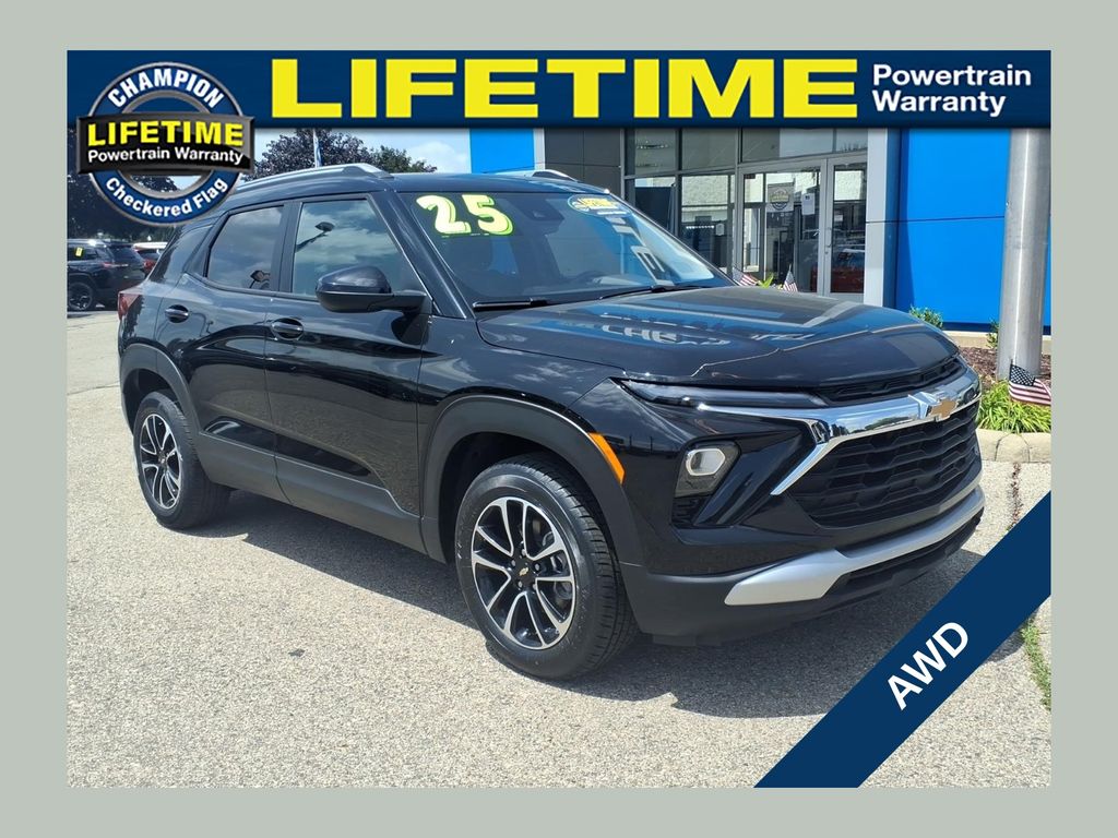 Black Metallic 2025 Chevrolet Trailblazer SUV / Crossover Four-Wheel Drive 9-Speed Automatic
