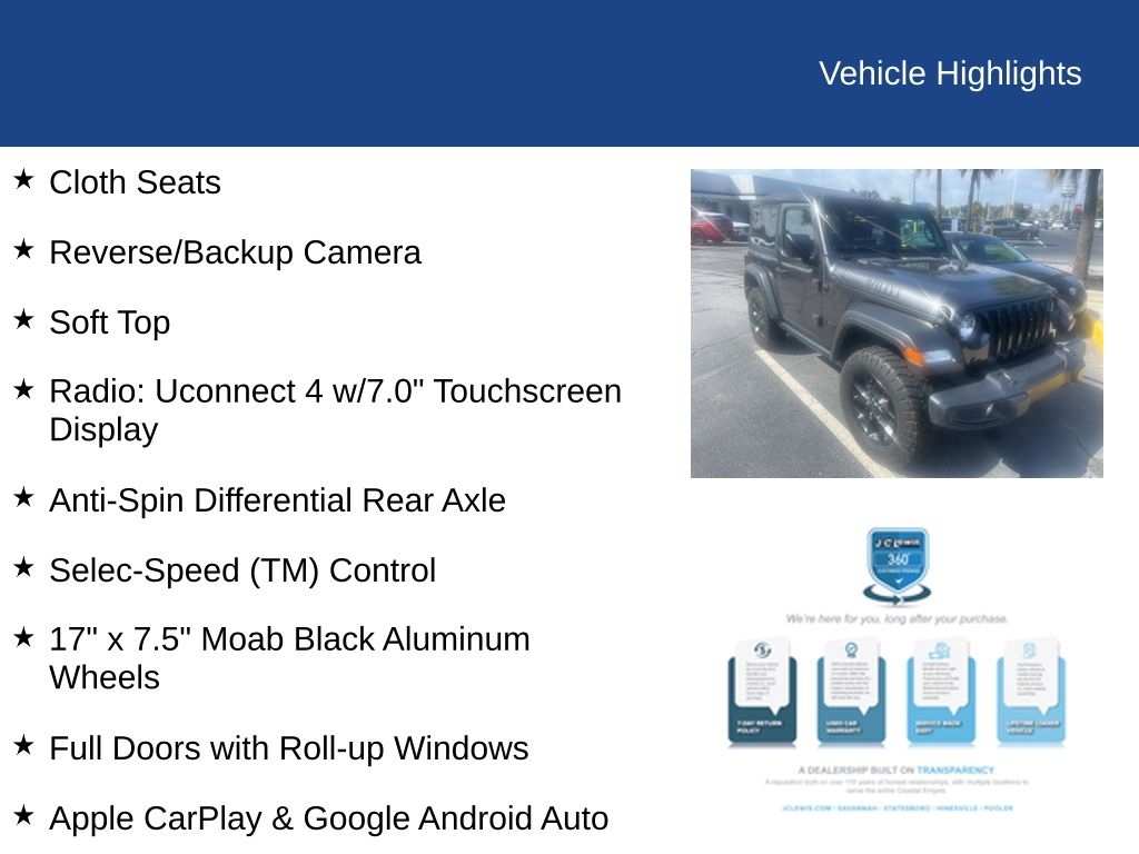 2022 Jeep Wrangler Willys