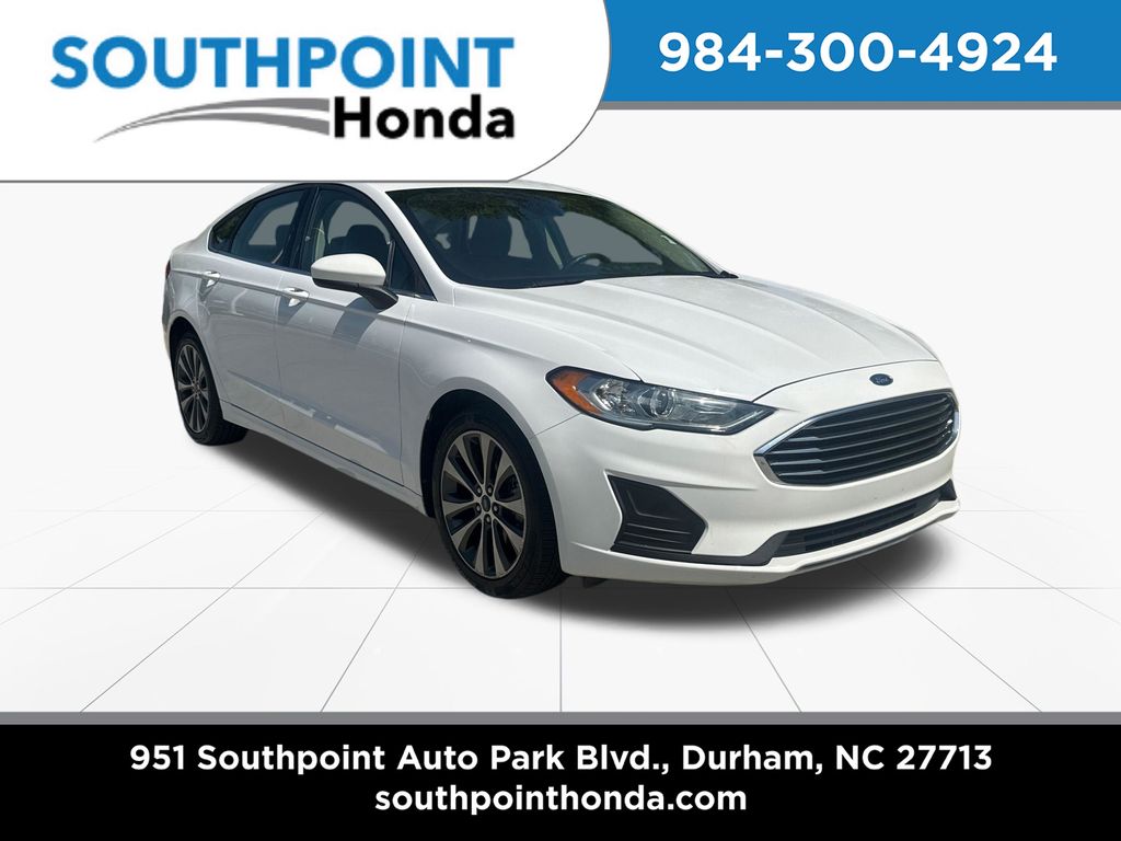 Oxford White 2020 Ford Fusion Sedan All-Wheel Drive 6-Speed Automatic