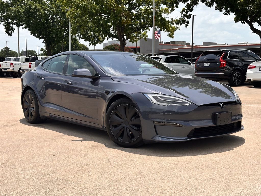 Midnight Silver Metallic 2022 Tesla Model S Sedan All-Wheel Drive 1-Speed Automatic
