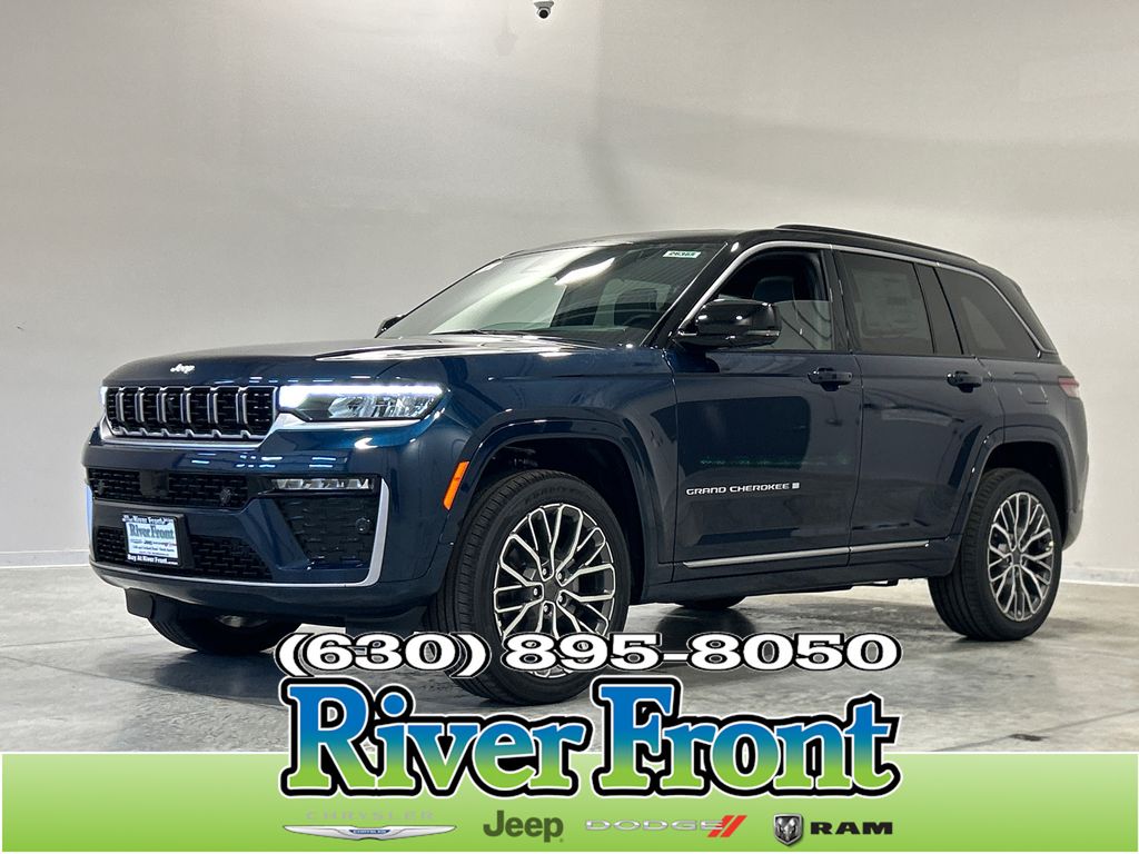 Fathom Blue Pearlcoat 2026 Jeep Grand Cherokee SUV / Crossover Four-Wheel Drive 8-Speed Automatic
