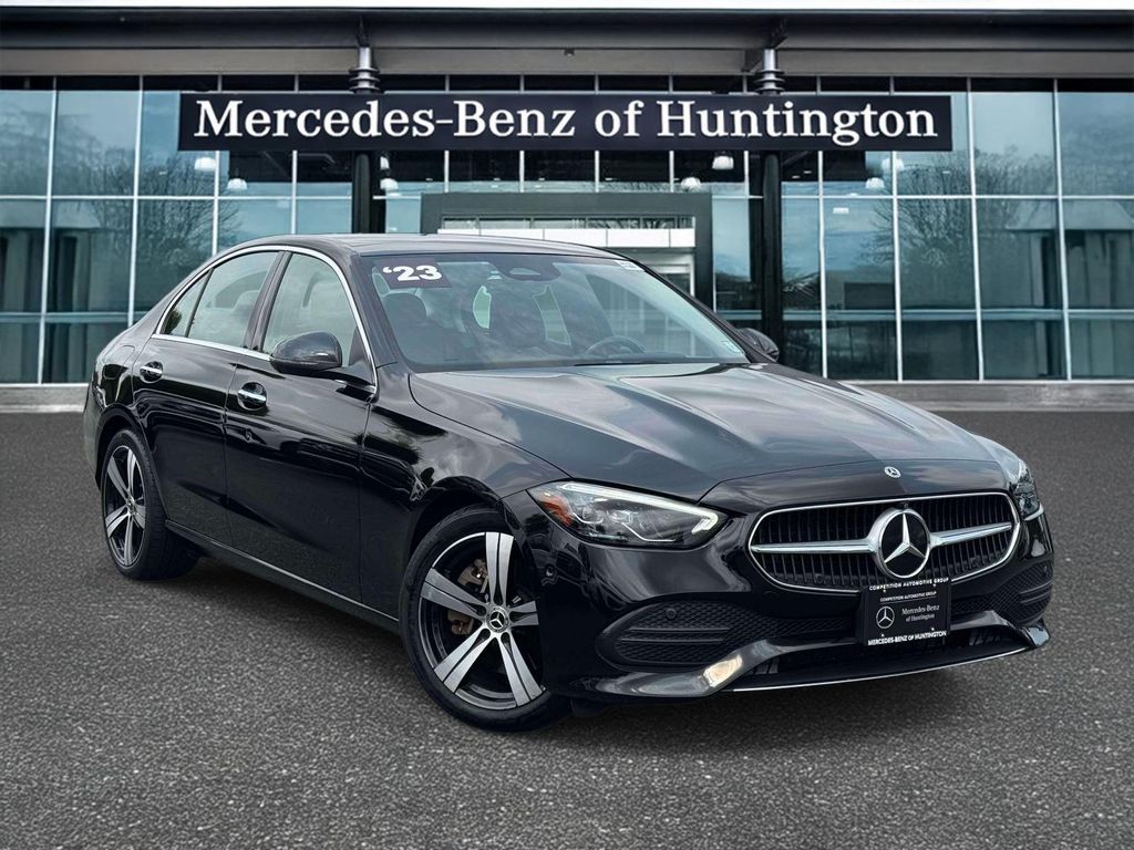 Black 2023 Mercedes-Benz C-Class Sedan All-Wheel Drive 9-Speed Automatic