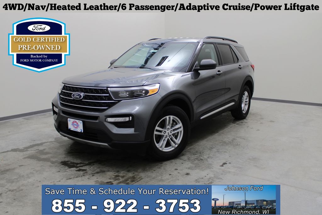 Carbonized Gray Metallic 2024 Ford Explorer SUV / Crossover All-Wheel Drive Automatic